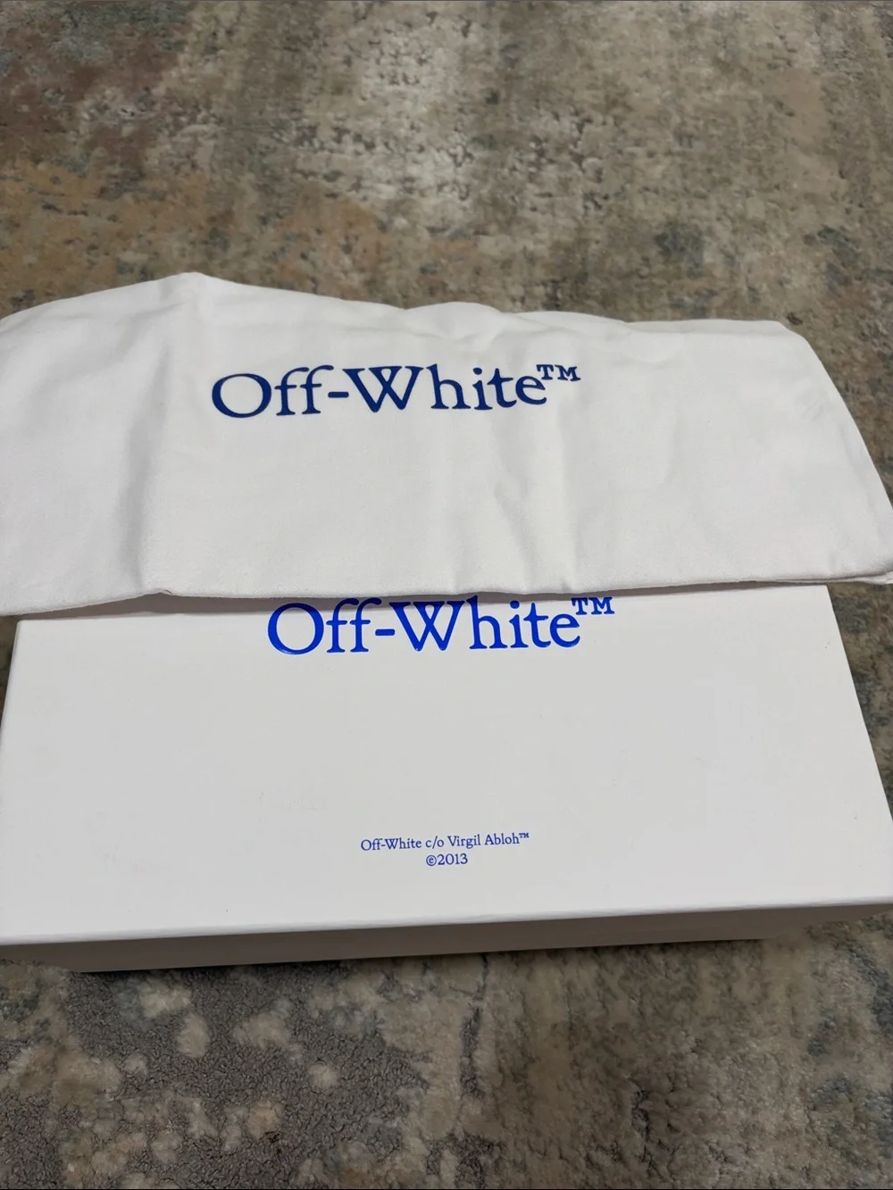 Off-White out of office Pink and Cream Suede sneakers - Picture 7 of 7